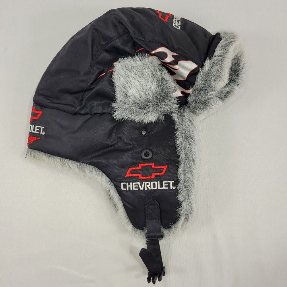 Chevy Chevrolet Racing Choko Motorsports Vintage Aviator Winter Hat One Size